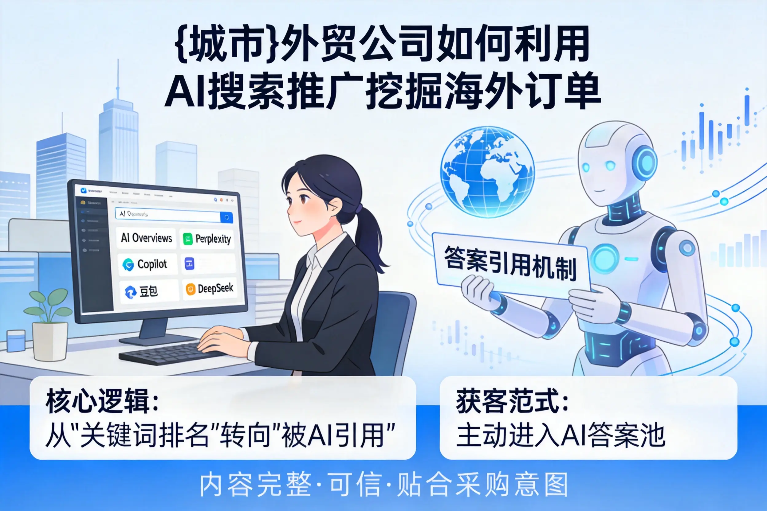 锦州外贸公司如何利用AI搜索推广挖掘海外订单