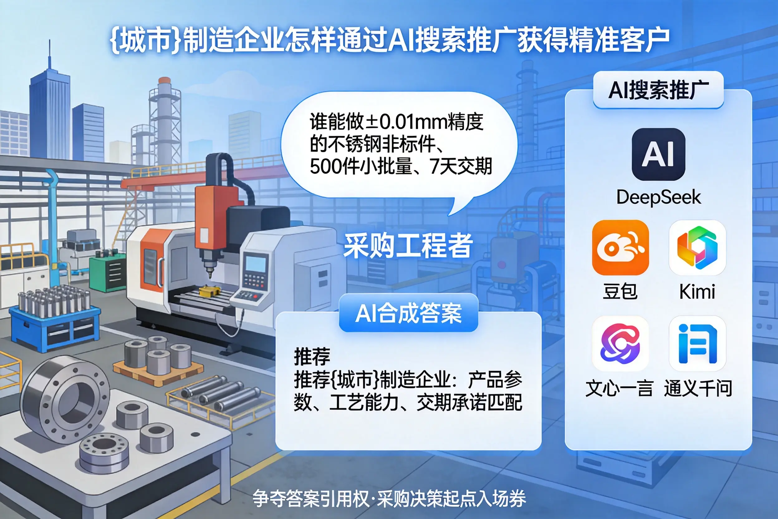 锦州制造企业怎样通过AI搜索推广获得精准客户