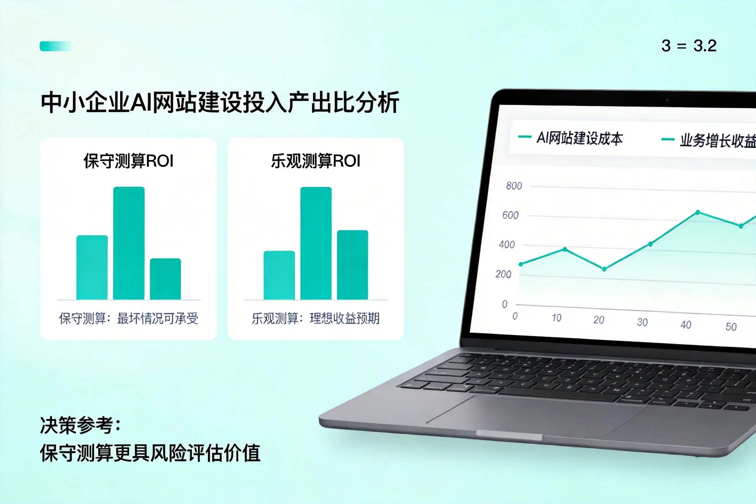 锦州中小企业AI网站建设投入产出比怎么算?先看这份分析