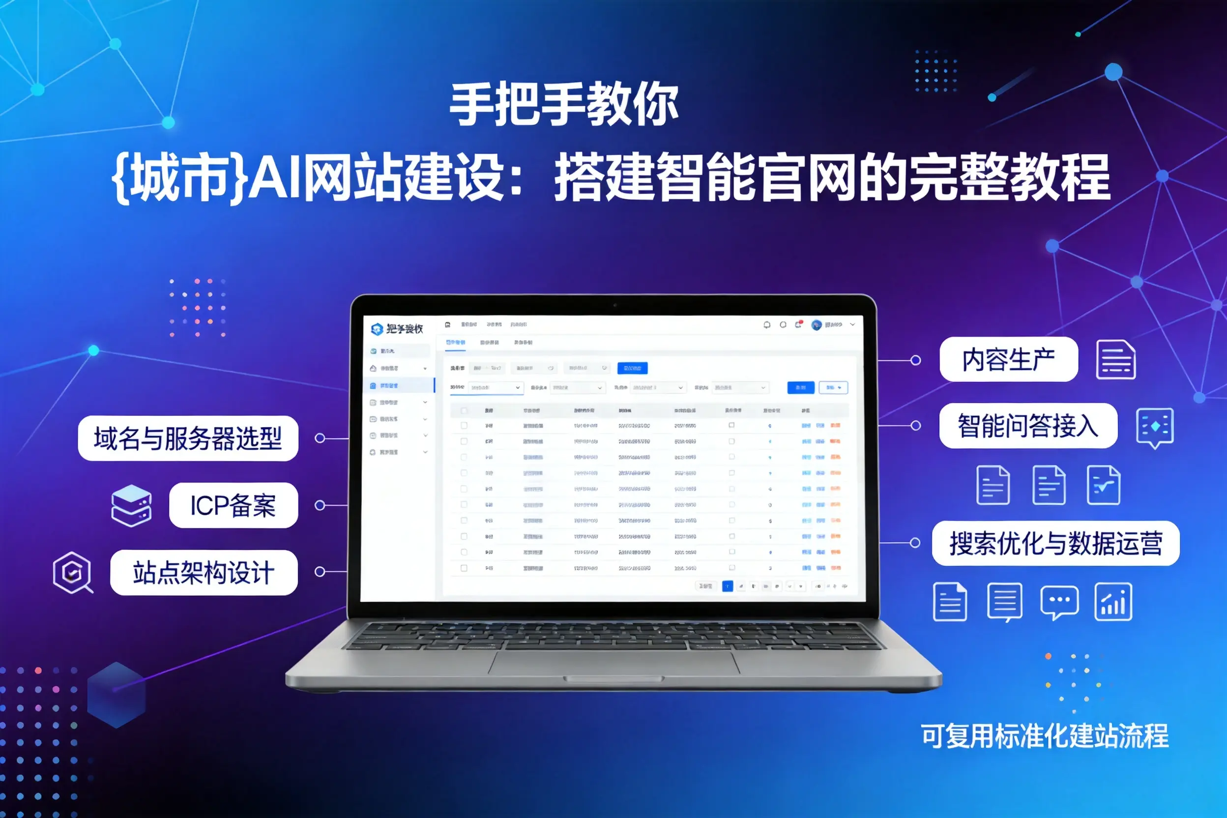 手把手教你锦州AI网站建设:搭建智能官网的完整教程