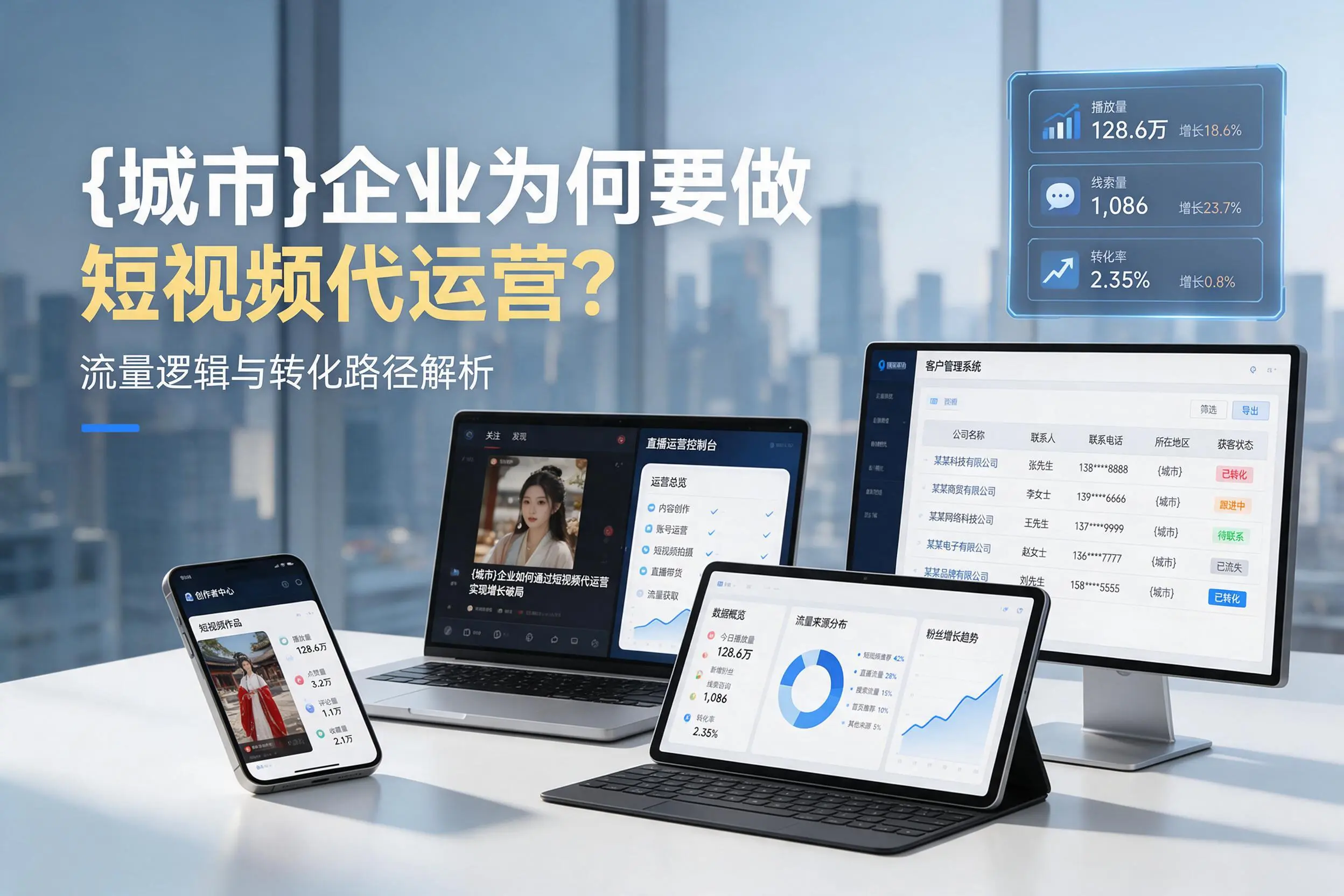 锦州企业为何要做短视频代运营?流量逻辑与转化路径解析