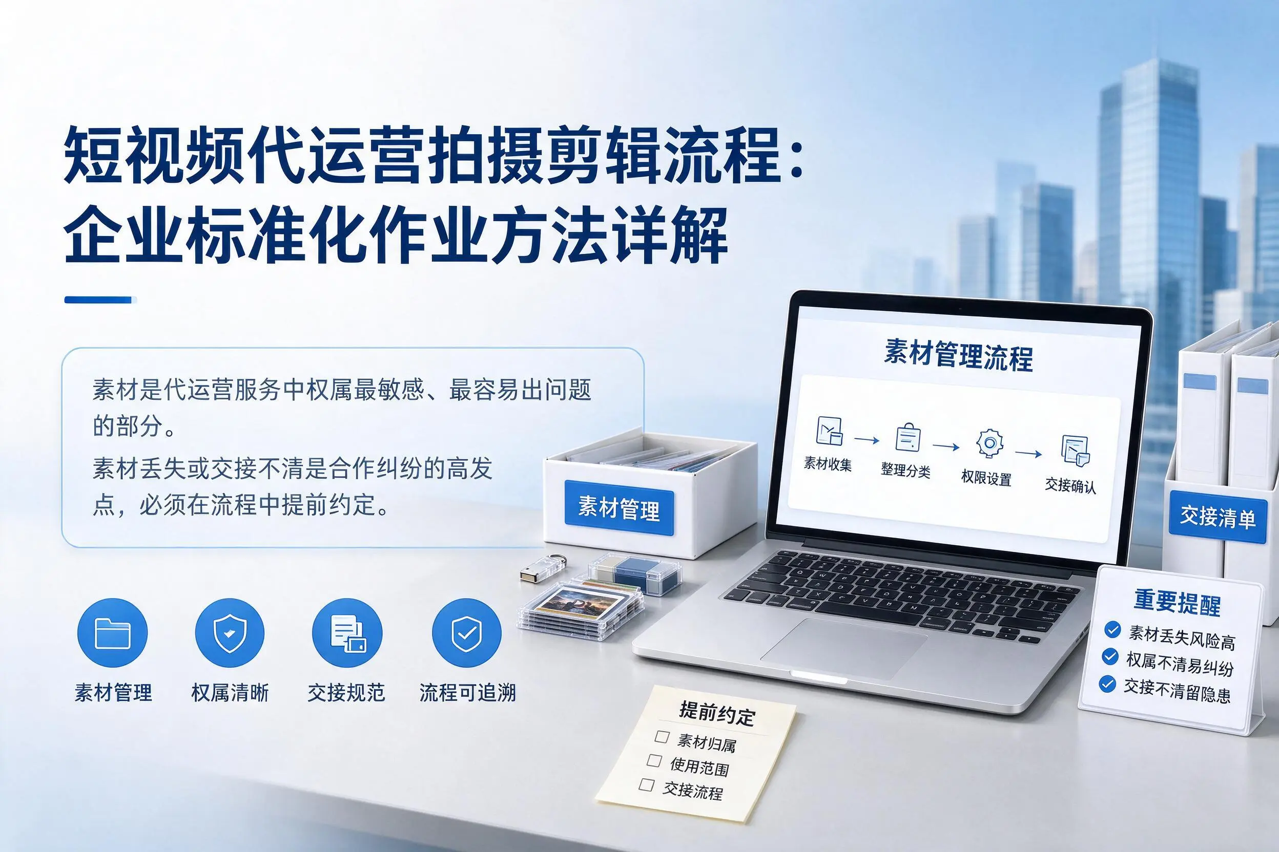 短视频代运营拍摄剪辑流程：锦州企业标准化作业方法详解