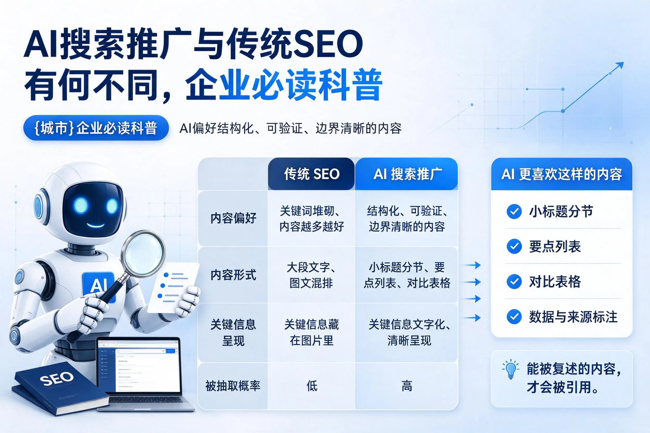 AI搜索推广与传统SEO有何不同，锦州企业必读科普